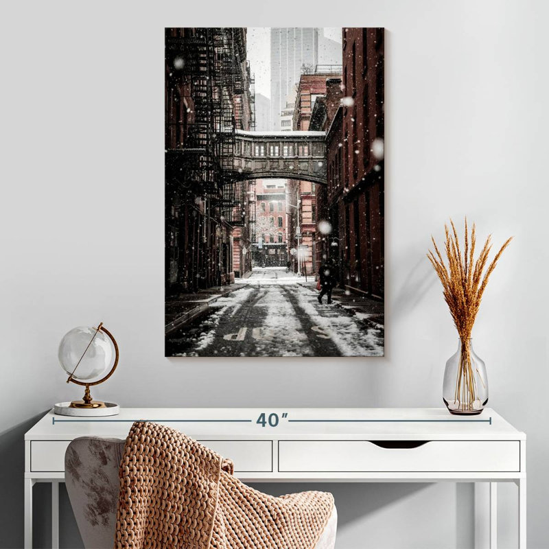 Sirci Winter à New York Sireci, H 30 po x l 20 po