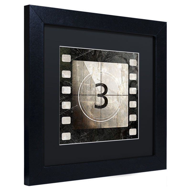 Jadaya «Vintage Countdown III», impression encadrée, H 11 po x l 14 po x P 0,5 po, Noir