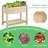 Colyt Fir Wood 2-Tier Raised Garden Bed with Drainage Holes-927464437-927464436