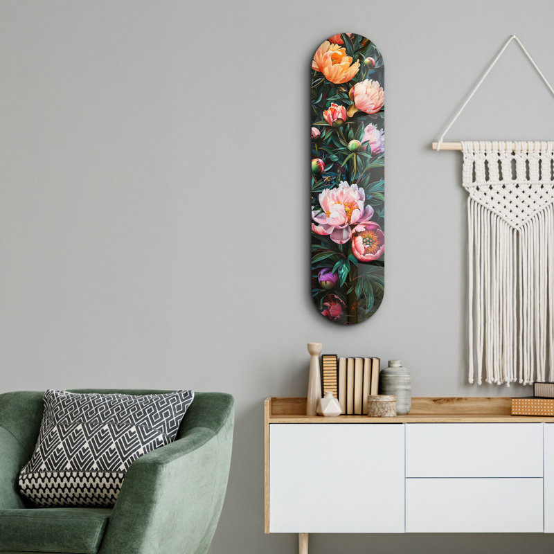Peinture décorative en verre trempé