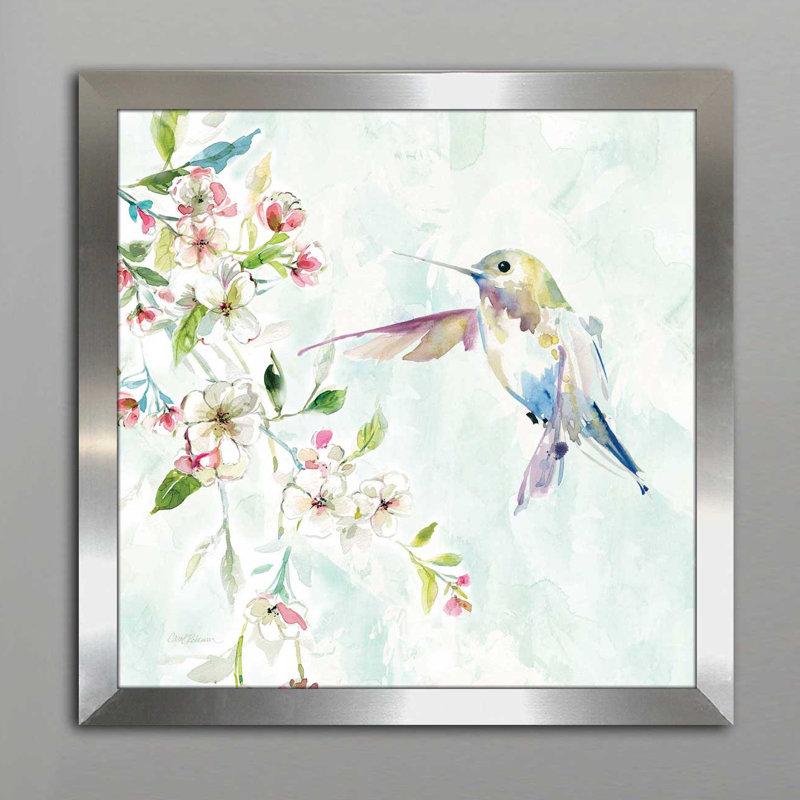 Hummingbird IV par Carol Robinson - reproduction de cadre photo, H 39,5 po x l 39,5 po x P 0,75 po