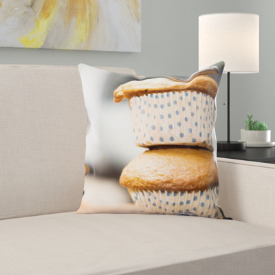 Muffins Throw Pillow