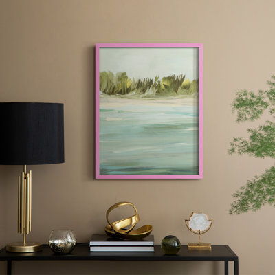 «Offshore Horizon I», reproduction encadrée - bois massif