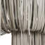 Stretch Oval Leather Fringe Chandelier