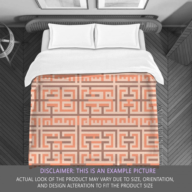 Édredon Greek Key Bedding, Édredon simple extra long
