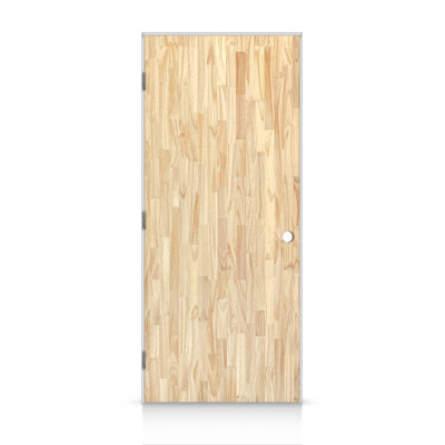 Smooth Pine Wood Single Prehung Interior Door