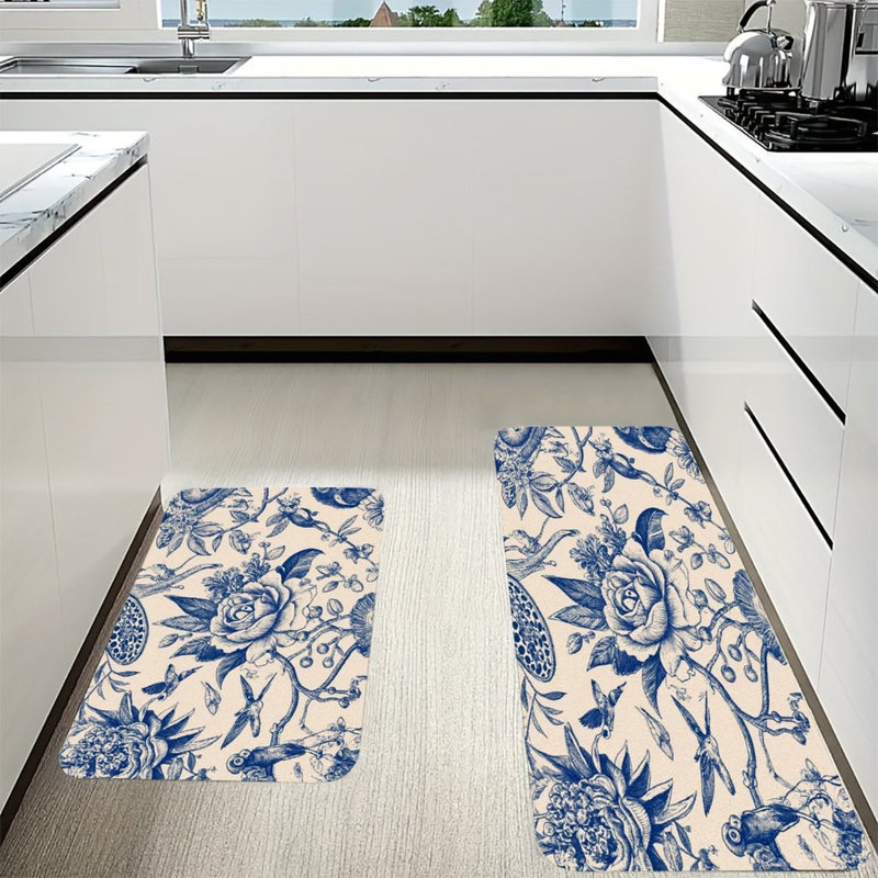 Tapis de cuisine antidérapants 2 pièces