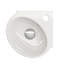 Lavabo de salle de bain ovale en argile réfractaire 12,4 "BOCCHI Milano-427359670