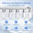 WIE Countertop Ice Maker, 26lbs/24H Portable Ice Machine with Handle,9 Bullet Ice Cubes in 6 Mins,Self-Cleaning Compact Icemaker with Selectable Ice Size for Home Kitchen/RV/Camping/Party, Black-122480188
