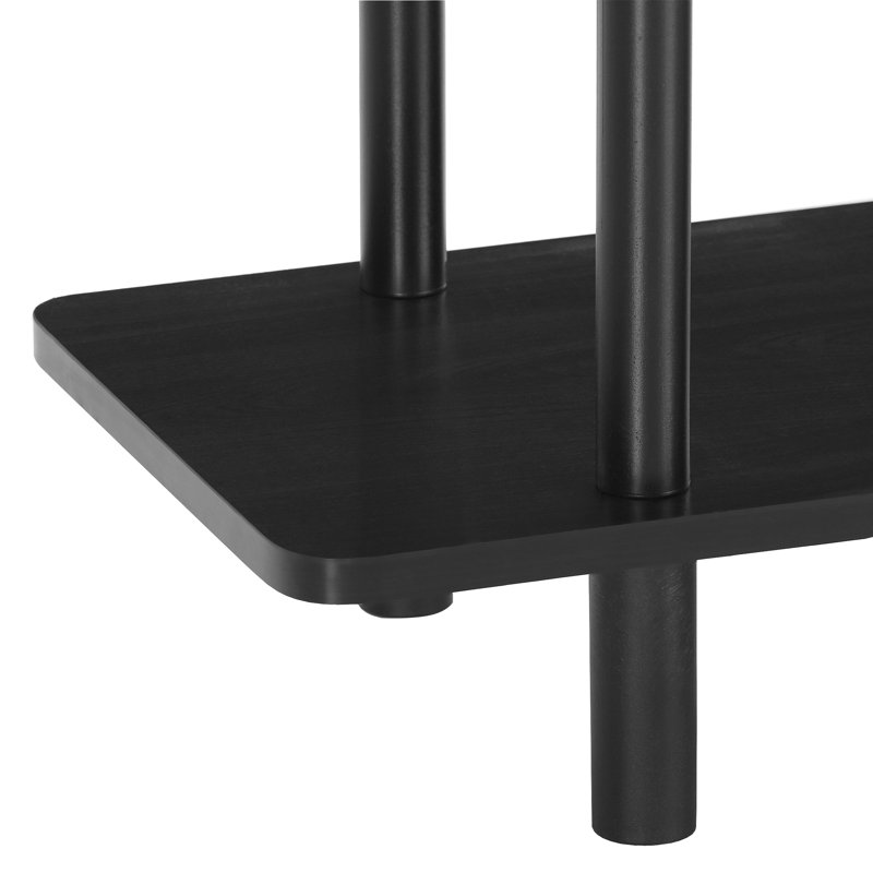 Dulcia 70.61cm H x 80.01cm W Plastic Step Bookcase, Espresso