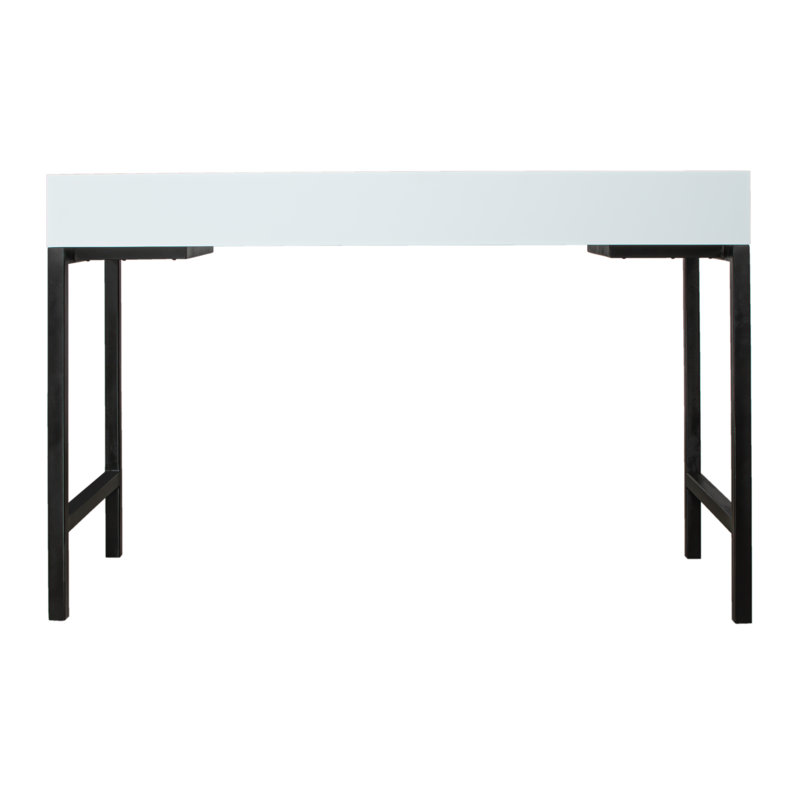 Maple Writing Desk, Light Blue
