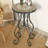 Round Ceramic Outdoor Side Table