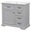 Meuble-lavabo de 36 po avec lavabo en céramique, 2 tiroirs basculants, charnières à fermeture en douceur et beaucoup de rangement-2065187732