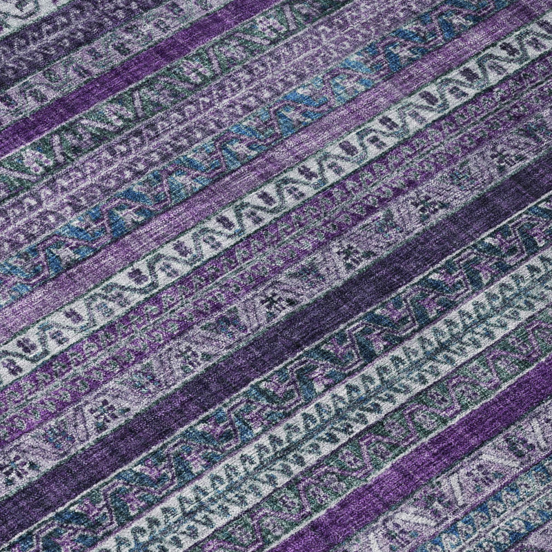Tapis intérieur / extérieur lavable à la machine Chantille ACN2741, Mauve, 2 pi 6 po x 3 pi 10 po