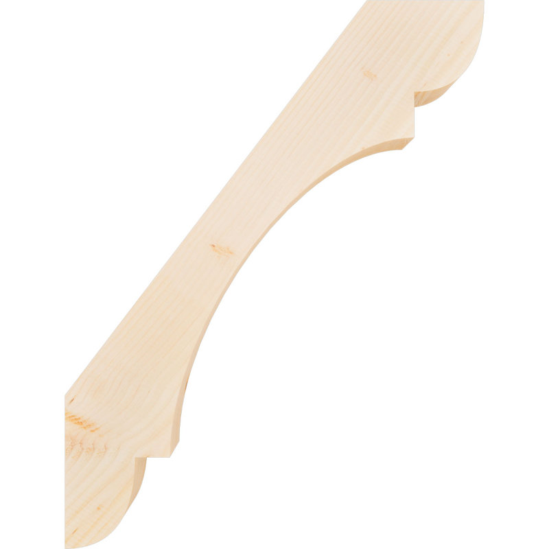 Attelle de genou olympique, Sapin de Douglas, Attelle lisse, H 34 po x l 3,5 po x P 26 po
