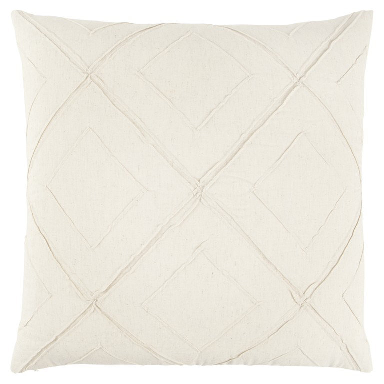 Lattice Cotton Throw Pillow, Blush, Cotton