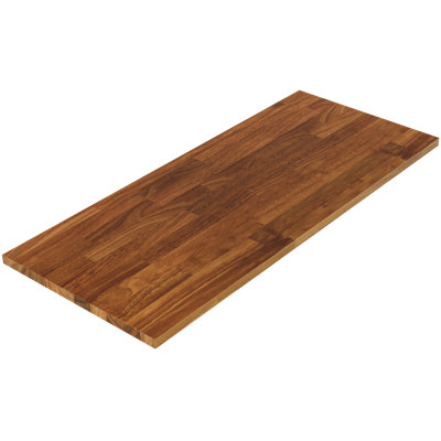 Hevea Spice Stained Table Top 48"Long X 25"Wide X 1"Thick