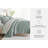 7-Piece Reversible Bedding Bundle - Solid Comforter and Patterned Sheet Set-99311804-99311805