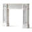 Retro Solid Wood Freestanding Fireplace