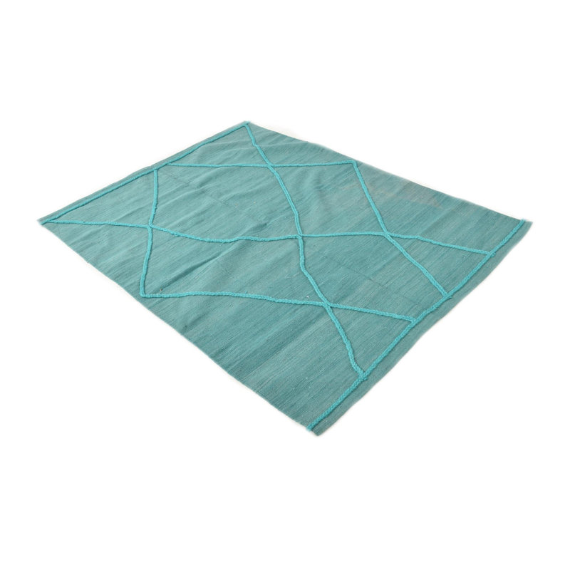 Tapis turquoise Ponce 4 x 6