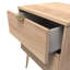 Turah 2 Drawer Bedside Cabinet (Ready Assembled)-1665577663