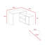 Gingola L-Shaped Computer Desk-695455000-695455001