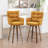 Zareon 27.95” Double-Layered Velvet-Padded Bar Stools-237832225