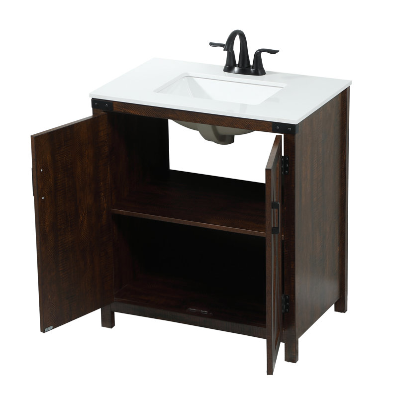 Ensemble de meuble-lavabo simple 30 po Slayton, Expresso