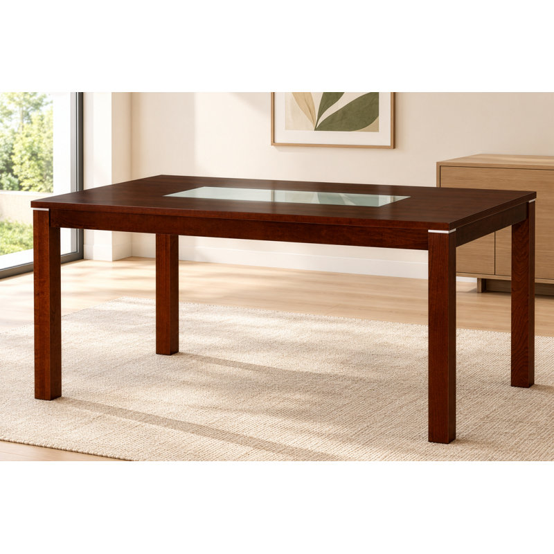 Northampton Rectangular Glass Top Dining Table
