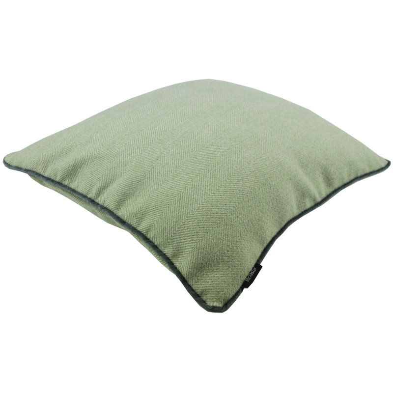 Suwanee Square Cushion, 60 x 60cm, Sage Green/Grey