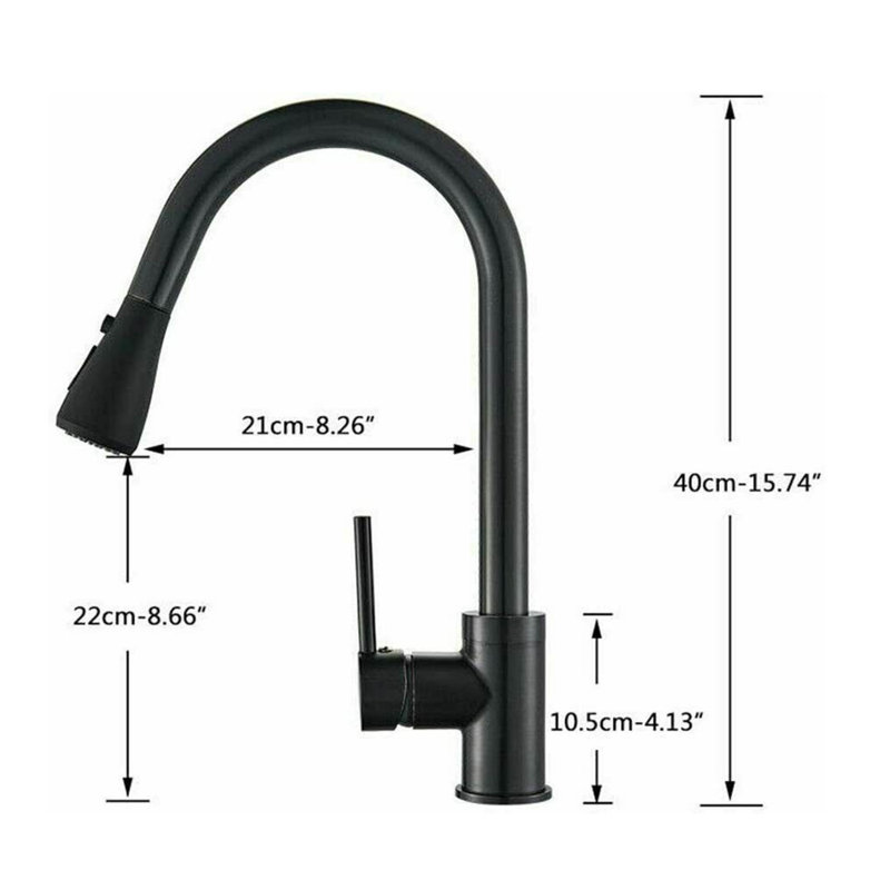 Belfry Kitchen Larsen Pull Out Kitchen Faucet