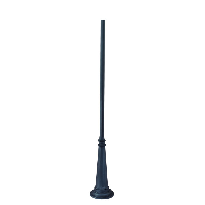 Poteau câblé Ottawa H 120 po, Noir mat
