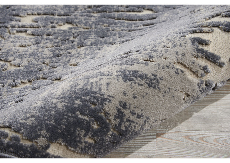 Gleam Area Rug in Slate Gray/Ivory
