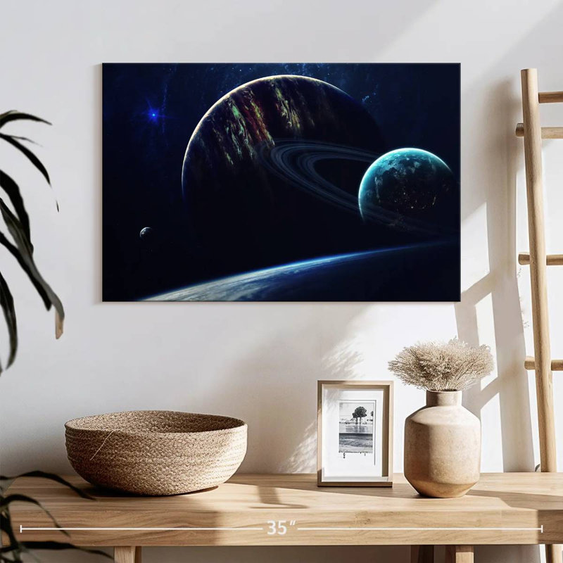 Oberle galaxie de l'espace lointain, H 8 po x l 12 po