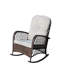 Chaise berçante d'extérieur en osier à assise large (sans la table)-1096008564-1096008567