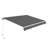 Canopee Retractable Patio Awning Sun Shade Awning with Manual Crank Handle 300g Polyes-98737176-98737177