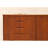 Tall Arc-Shaped Groove Handle Buffet Table