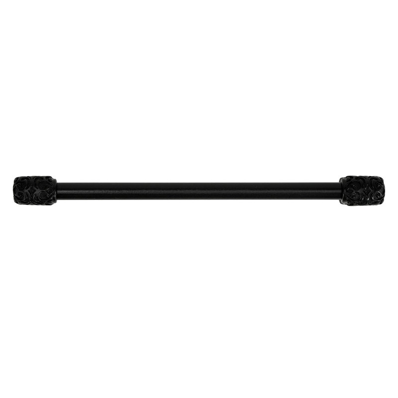 Via Veneto 6" c.c. pull; Soft, 6", Matte Black