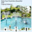 Outdoor Pool Fountain
