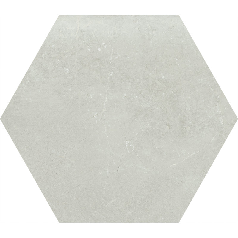 Chicago 8" x 8" Porcelain Concrete Look Wall & Floor Tile, Gray