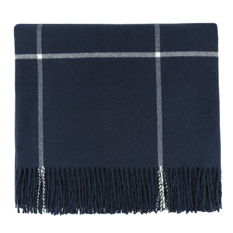 Glasgow 50" x 60" Throw, Navy