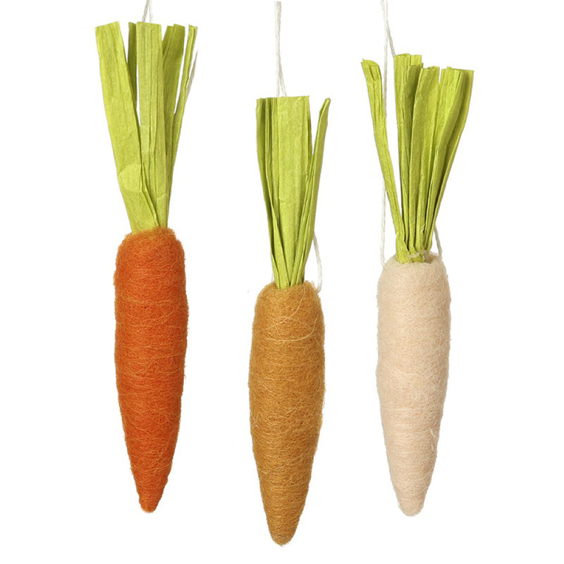 Felt Carrot Mix