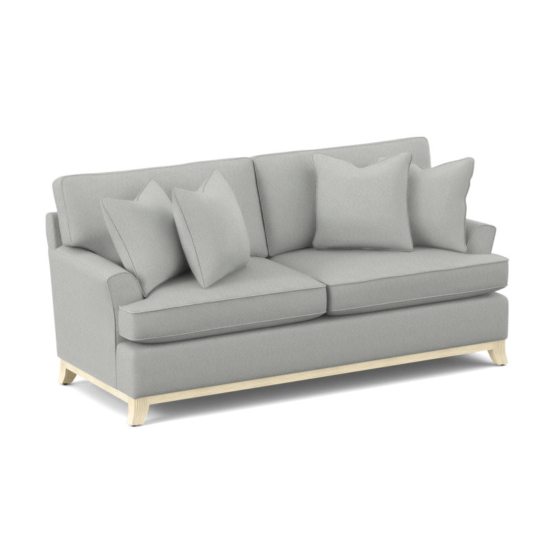 Oaks Way Sofa, White Textured Performance; 0865-91, Bisque Finish