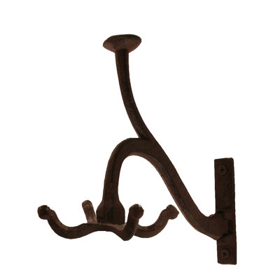 Buford Iron Wall 3 - Hook Wall Mounted Coat Rack