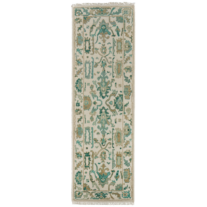 Karina Handmade Wool Oriental Area Rug, Runner 2'6" x 8'