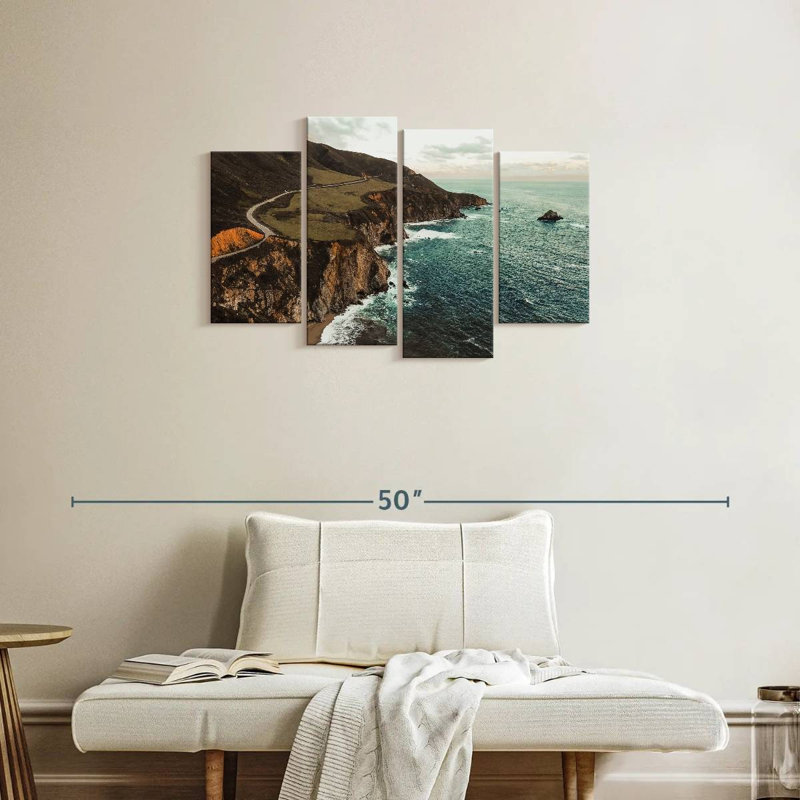 Gillard Big Sur Seascape, H 22 po x l 36 po