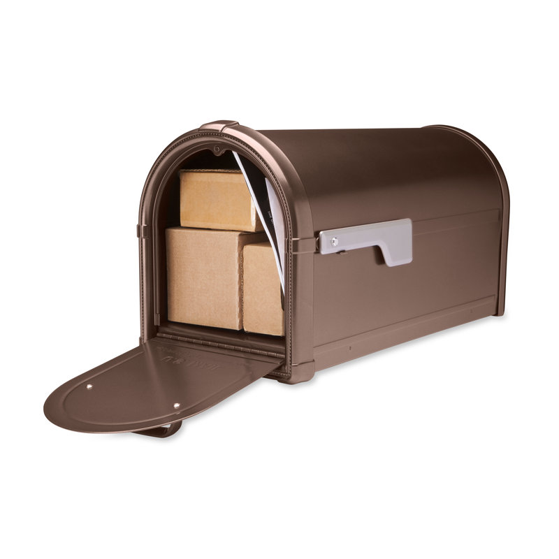 Hillsborough Post Mount Mailbox, Copper