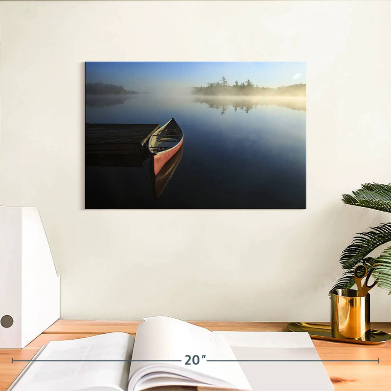 Alvord Misty Morning Lake, 8" H x 12" W