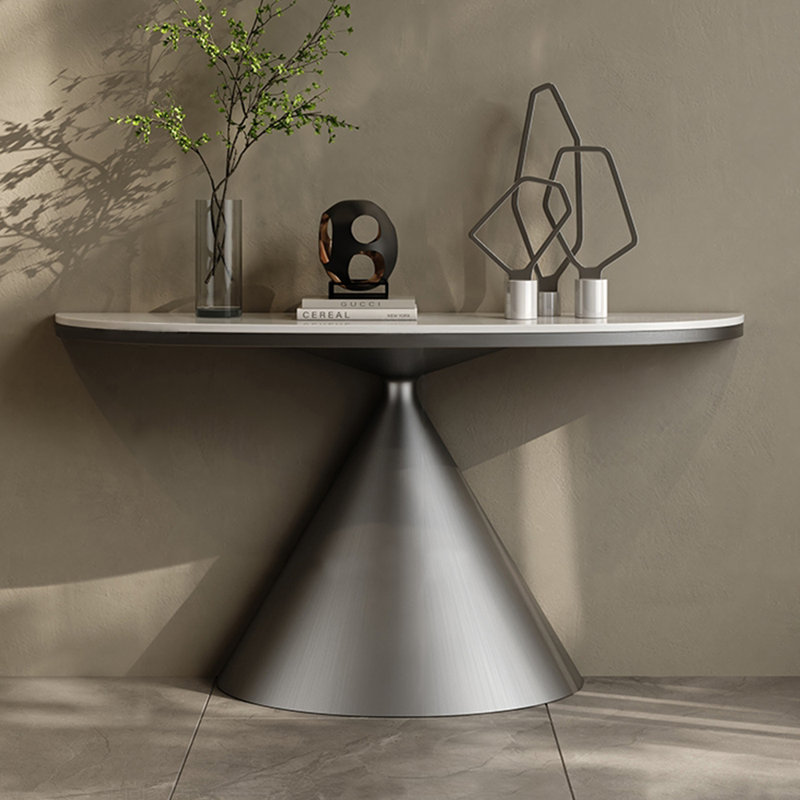 Console luxueuse de style italien moderne, H 33,5 po x l 54,3 po x P 13,8 po