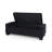 50" Ottoman Bench In Textured Fabric, Rectangular Design With Hinged Lid For Seating, Footrest, And Hidden Storage-392921752